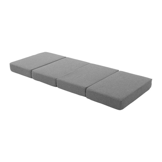 Giselle Bedding Foldable Mattress Folding Foam Single Grey