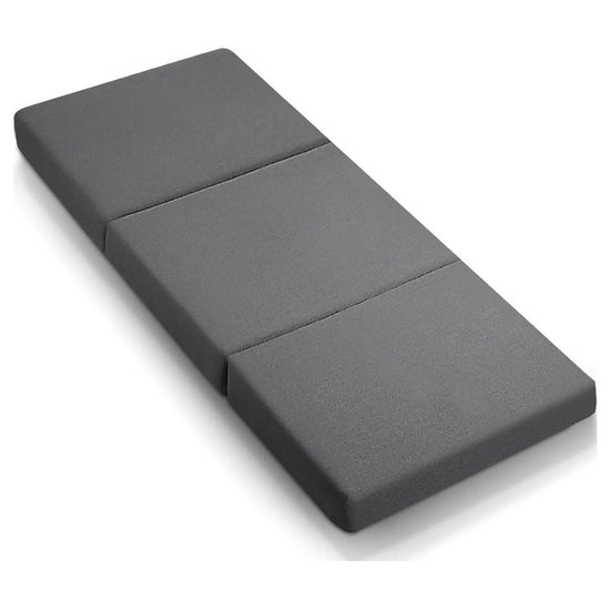Giselle Bedding Foldable Mattress Folding Foam Bed Single Grey