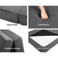Giselle Bedding Foldable Mattress Folding Foam Bed Single Grey