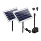 Gardeon Solar Pond Pump Submersible Water Fountain Kit with 2 Panels 7.2FT