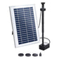 Gardeon Solar Pond Pump Submersible Water Fountain with Battery LED Lights 4.4FT