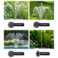 Gardeon Solar Pond Pump Submersible Water Fountain with Battery LED Lights 4.4FT