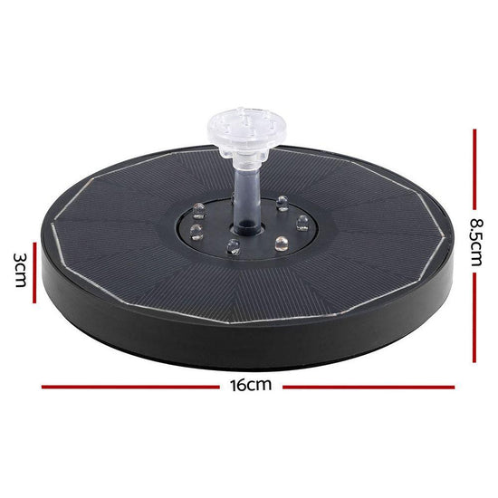 Gardeon Floating Solar Pond Water Fountain Pump Outdoor Fountains LED Light