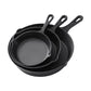 5-star chef Non Stick Frying Pan Cast Iron 3PCS