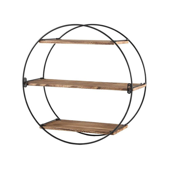 Artiss Floating Wall Shelf Round 3-Tier