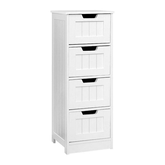 Artiss 4 Chest of Drawers - LEESA White