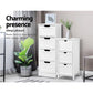 Artiss 4 Chest of Drawers - LEESA White