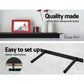Artiss Floating Wall Shelf Set of 3 Black