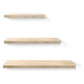 Artiss Floating Wall Shelf Set of 3 Oak