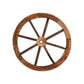 Gardeon Garden Decor Outdoor Ornament Wooden Wagon Wheel