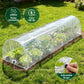 Green Fingers Mini Greenhouse 300x45x30cm Tunnel Clear PVC Steel Frame Portable
