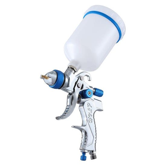 Giantz HVLP Air Spray Gun Gravity Feed Cup Nozzles Included