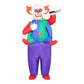 Inflatable Clown Costume Adult Suit Blow Up Party Fancy Dress Halloween Cosplay