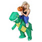 Inflatable Dinosaur Costume Adult Suit Blow Up Party Fancy Dress Halloween Cosplay