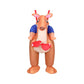 Inflatable Kangaroo Costume Adult Suit Blow Up Party Fancy Dress Halloween Cosplay