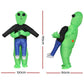 Inflatable Green Alien Costume Adult Suit Blow Up Party Fancy Dress Halloween Cosplay