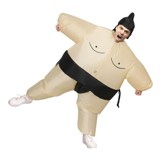 Inflatable Sumo Costume Adult Suit Blow Up Party Fancy Dress Halloween Cosplay