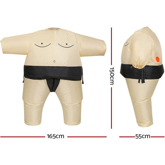 Inflatable Sumo Costume Adult Suit Blow Up Party Fancy Dress Halloween Cosplay