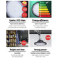 Leier LED High Bay Lights 100W UFO Industrial Workshop Warehouse Factory Lamp