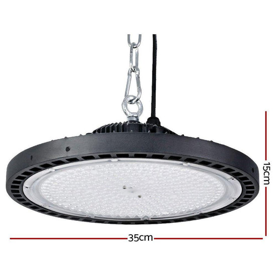 Leier LED High Bay Lights 200W UFO Industrial Workshop Warehouse Factory Lamp