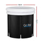 Portable Ice Bath Tub 75X75CM Inflatable Cold Water Folding Bathtub Spa Massage