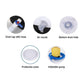 Portable Ice Bath Tub 75X75CM Inflatable Cold Water Folding Bathtub Spa Massage