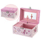 Keezi Kids Jewellery Box Organiser for Girls Kids Music Box Princess Pink