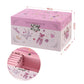 Keezi Kids Jewellery Box Organiser for Girls Kids Music Box Princess Pink