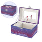 Keezi Kids Jewellery Box Organiser for Girls Kids Music Box Unicorn Purple