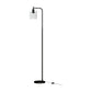 Artiss Floor Lamp Light Stand Modern Home Living Room Office Reading Glass Shade Black