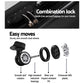Wanderlite 20" 55cm Luggage Trolley Travel Set Suitcase Carry On Hard Shell Case Sets Lightweight Black