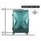 Wanderlite 28" 75cm Luggage Trolley Travel Suitcase Carry On Storage TSA Hardshell Atrovirens
