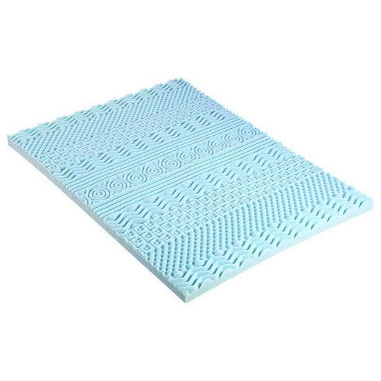 Giselle Bedding Memory Foam Mattress Topper 11-Zone 8cm Single