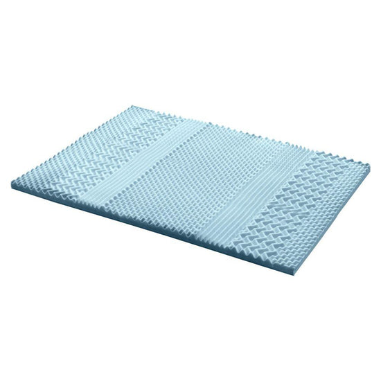 Giselle Bedding Memory Foam Mattress Topper 7-Zone 5cm Queen