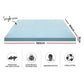 Giselle Bedding Memory Foam Mattress Topper Cool Gel 8cm Single