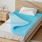 Giselle 8cm Memory Foam Mattress Topper Gel Egg Crate Foam Bamboo King Single