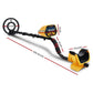 Metal Detector 180MM Deep Sensitive Waterproof Treasure Hunter Gold Digger Yellow