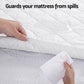 Giselle Waterproof Mattress Protector 100% Cotton Quilted Fitted Cover King Single