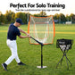 Everfit Portable Ball Cart Foldable Pickleball Tennis Baseball Softball