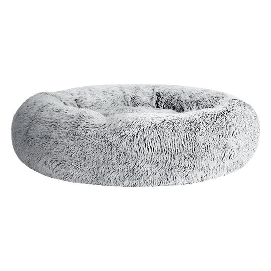 i.Pet Pet Bed Dog Cat 90cm Large Calming Soft Plush Light Charcoal