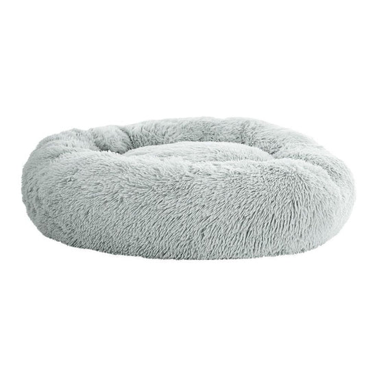 i.Pet Pet Bed Dog Cat 90cm Large Calming Soft Plush Light Grey