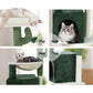 i.Pet Cat Tree 78cm Scratching Post Tower Scratcher Wood Condo House Bed Toys Green