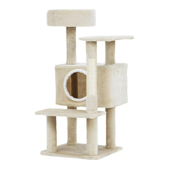 i.Pet Cat Tree 90cm Scratching Post Tower Scratcher Wood Condo House Bed Trees