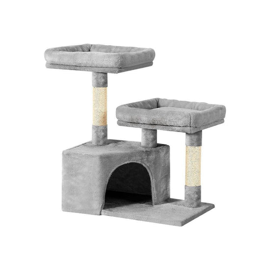 i.Pet Cat Tree 69cm Scratching Post Tower Scratcher Wood Condo House Bed Trees