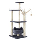 i.Pet Cat Tree 110cm Tower Scratching Post Scratcher Wood Condo House Bed Toys