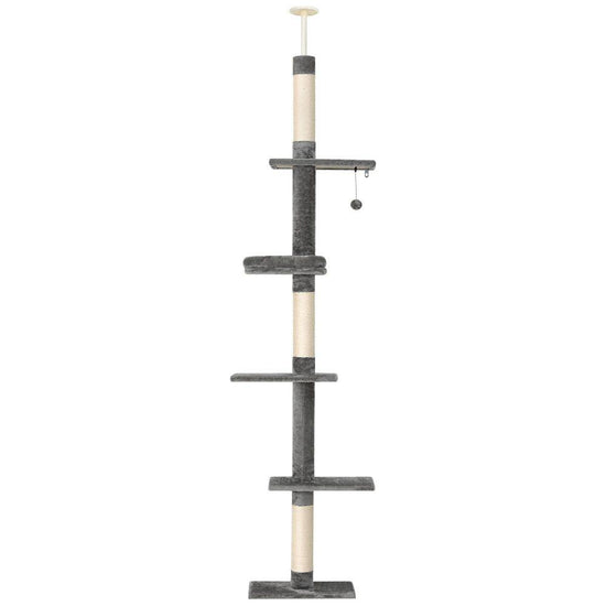 i.Pet Cat Tree 290cm Tower Scratching Post Scratcher Floor to Ceiling Cats Bed