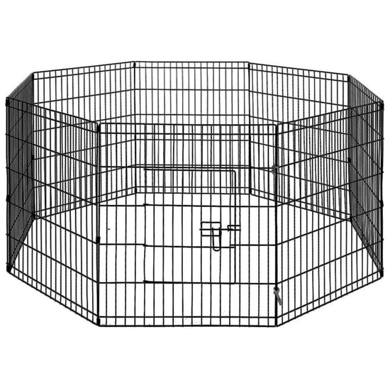 i.Pet 30" 8 Panel Dog Playpen Pet Fence Exercise Cage Enclosure Play Pen