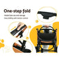 i.Pet Pet Stroller Dog Pram Large Cat Carrier Travel Foldable 4 Wheels Pushchair Double