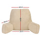 Giselle Reading Pillow Back Rest Lumbar Support Cushion Oatmeal