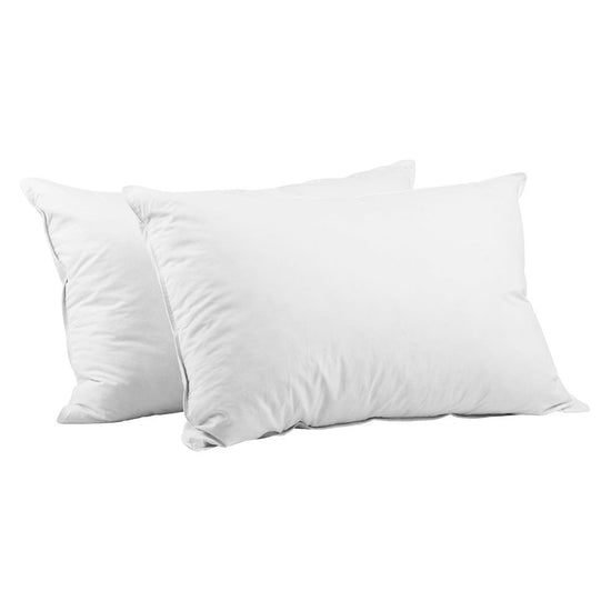 Giselle Bedding Duck Feather Down Pillow Twin Pack